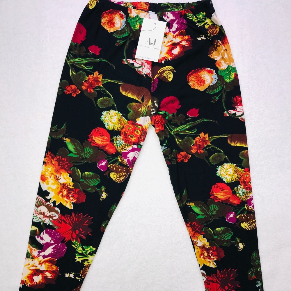 My Amelia James One Size 4-12 Buttery Soft Capri